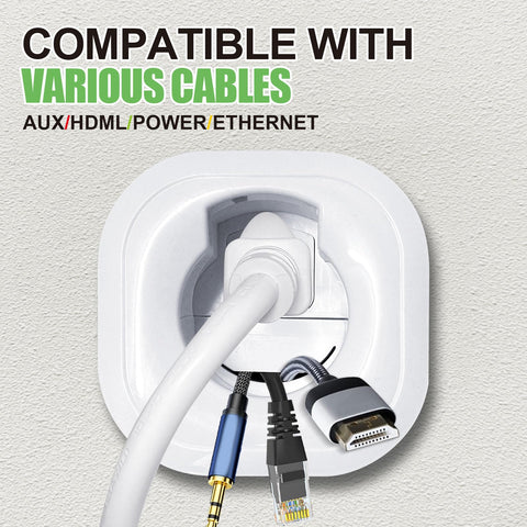 YMGN 6ft extension cord enables easy outlet reach and reduces visible wiring.