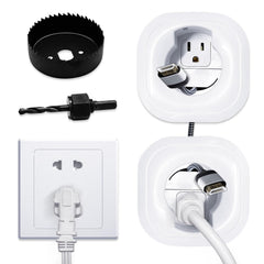 YMGN in-wall kit with hole-saw attachment for a clean, concealed installation.