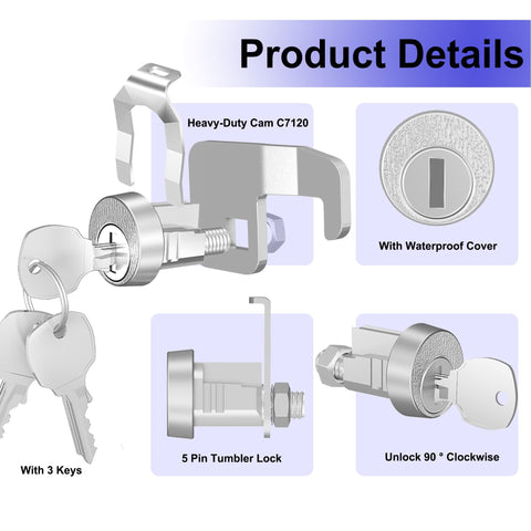 Ymtzfu mailbox lock installation: quick five-minute setup.