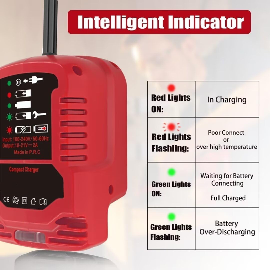 YMWLKJ Travel-friendly charger with compact size for on-site tasks