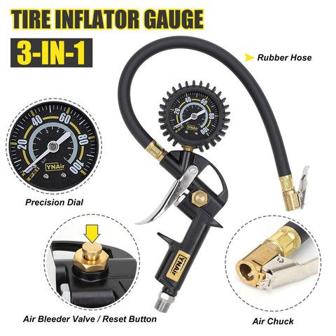 YNAir 25ft recoil poly hose demonstrates flexible, durable performance across temperatures