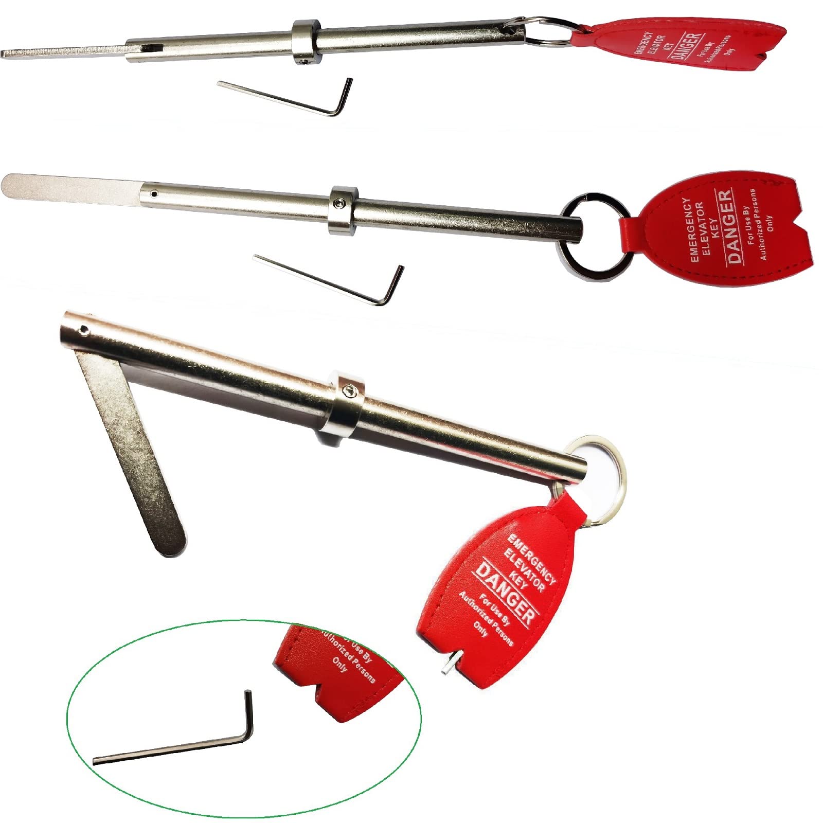 YnFag two-key set designed for authorized maintenance use.