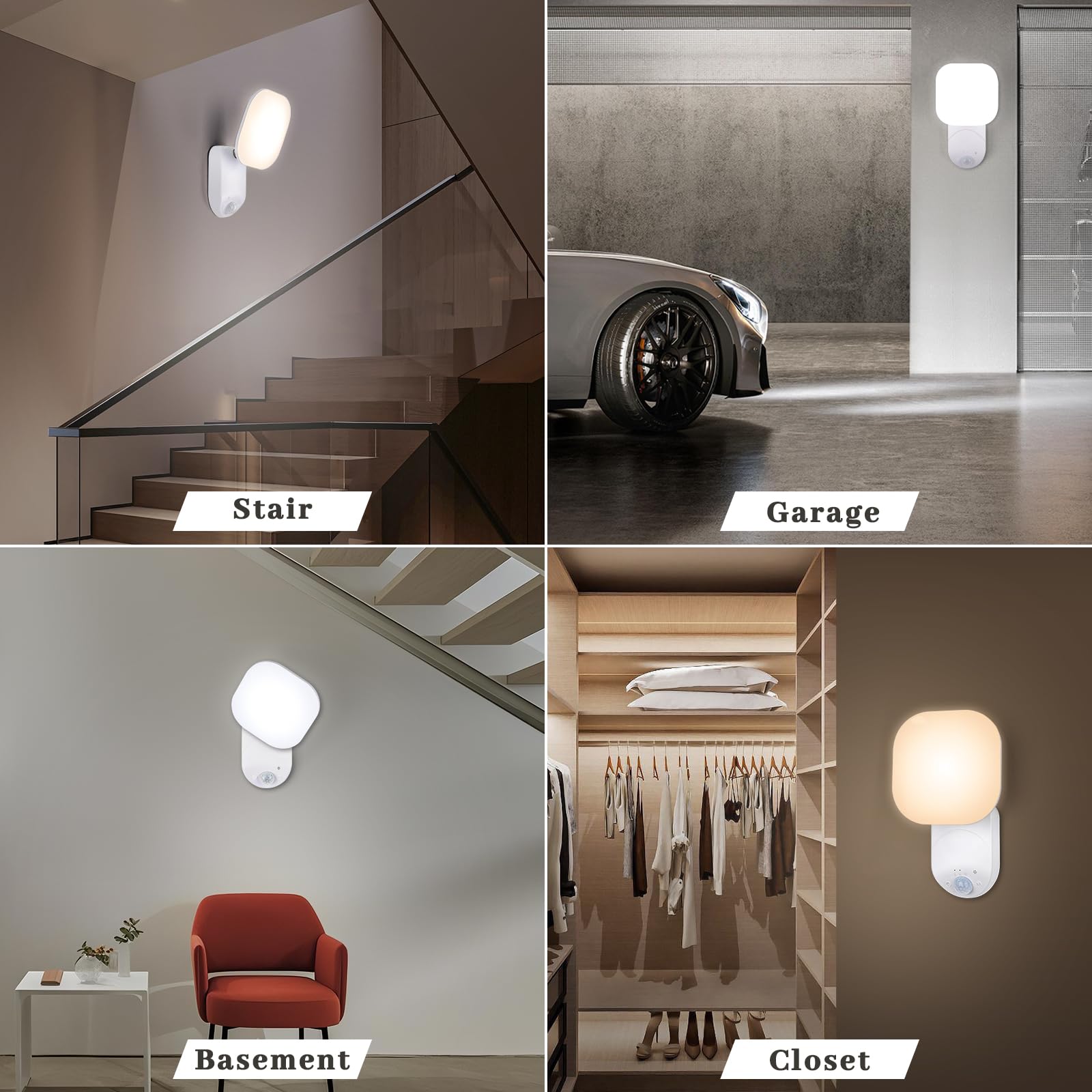 Yochoice battery-operated pantry light ready for installation without wiring