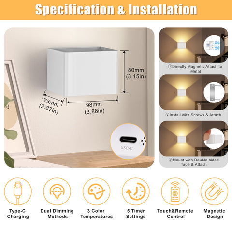 Yochoice dimmable LED delivering 650lm soft light for comfortable evenings.