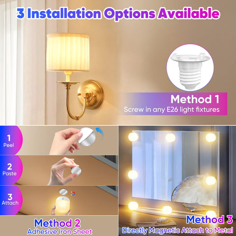 Yochoice bulb remote shows brightness and color speed controls