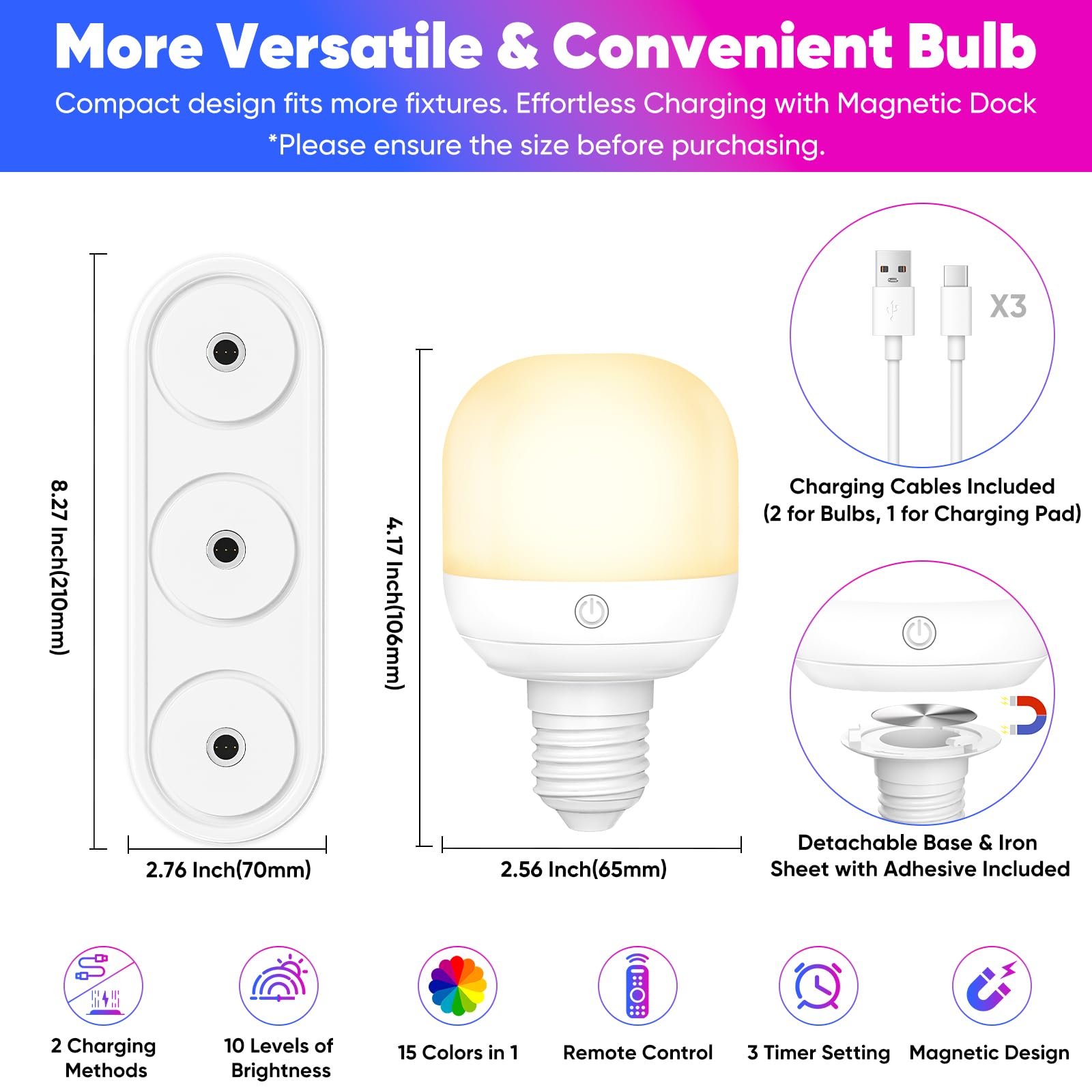 Yochoice bulb with E26 base to fit many fixtures