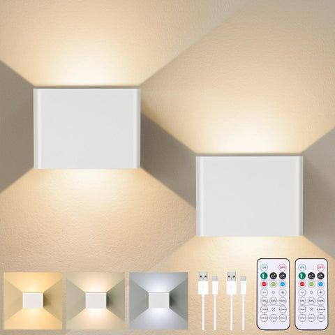 Yochoice minimalist frosted finish wall lamp enhances modern indoor decor.