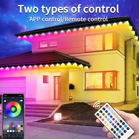 Yocrostar RGB LED strip with music sync for outdoor gatherings