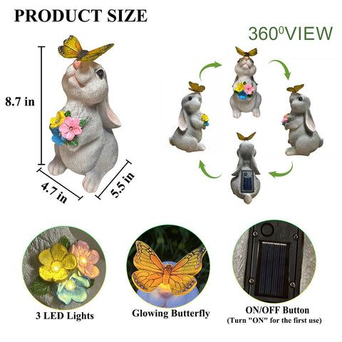 YODY rabbit statue as a thoughtful garden gift idea