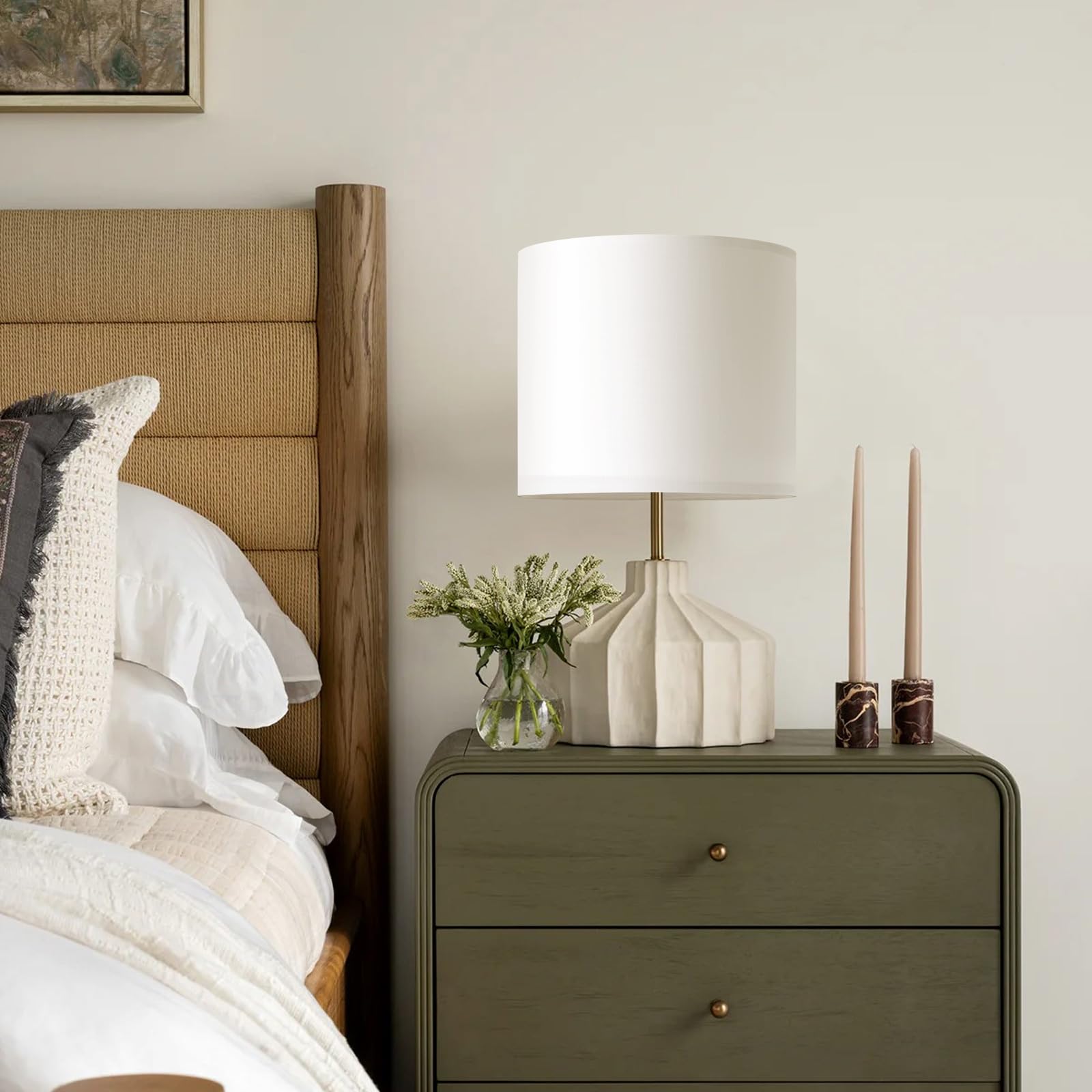 YoflowX in-room setting shows warm ambience with linen shade