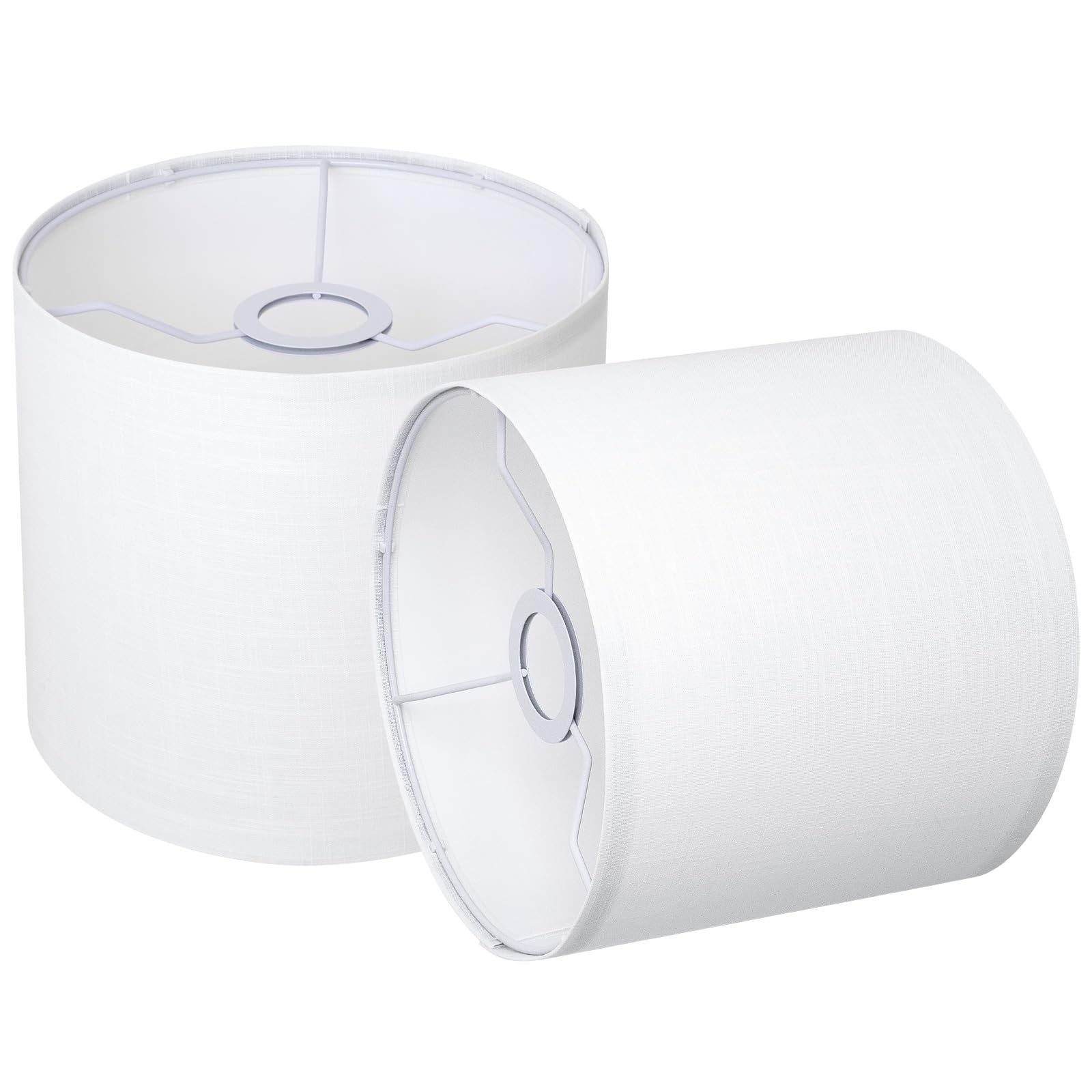 YoflowX small linen drum shades assembly-ready for versatile fixtures