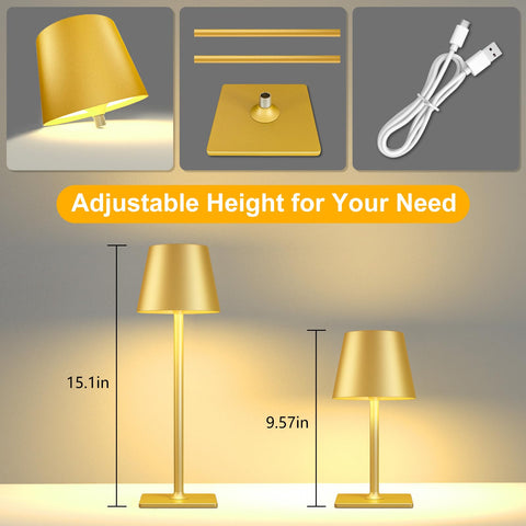 Yogaret dimmable ambient light with stepless control and warm to cool tones.