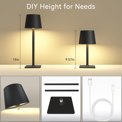 Yogaret stepless dimmable lamp enabling customizable ambience