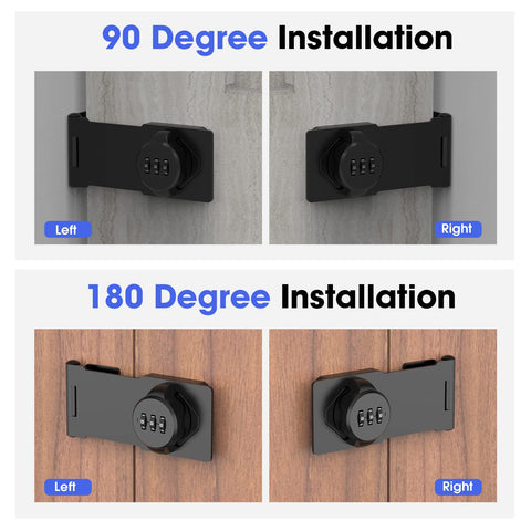 YogePote password latch for garden shed doors and animal enclosures.