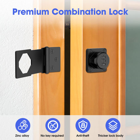 YogePote rust-resistant zinc alloy latch designed for durability.