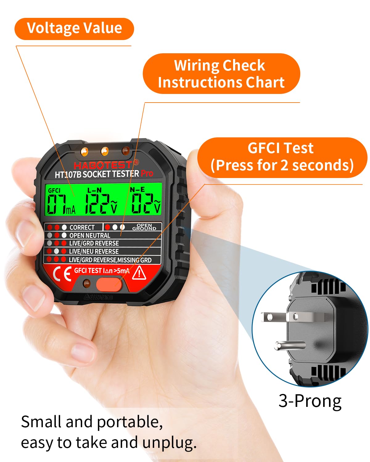YOJOCK CAT II 300V certification on tester for safety checks