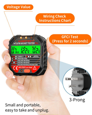YOJOCK CAT II 300V certification on tester for safety checks