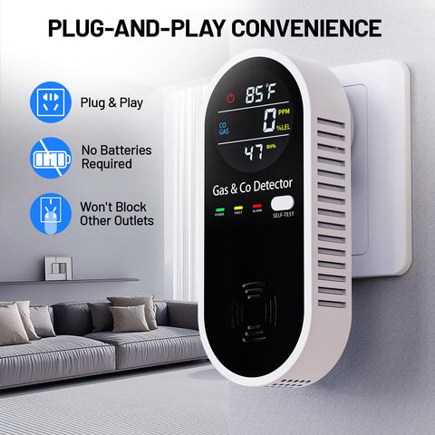 YOJOCK display shows temperature and humidity for room comfort