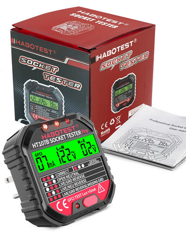 YOJOCK outlet tester in use for real-world outlet diagnostics