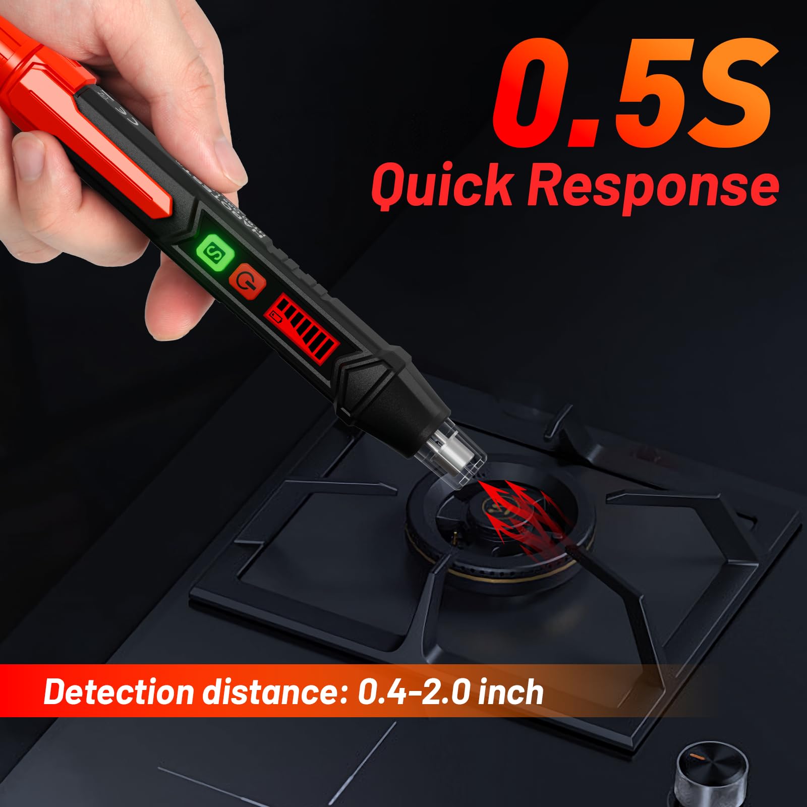 YOJOCK portable leak detector with pocket-clip enables easy travel on road trips