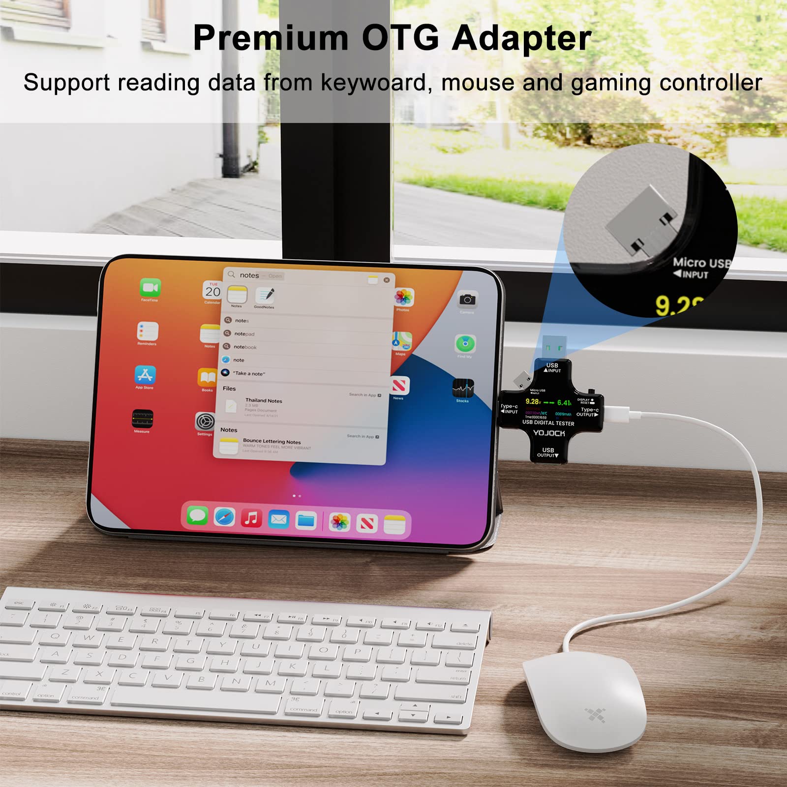YOJOCK USB-C tester tests PD/QC charging cables for faster, safer portable charging.