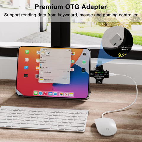 YOJOCK USB-C tester tests PD/QC charging cables for faster, safer portable charging.