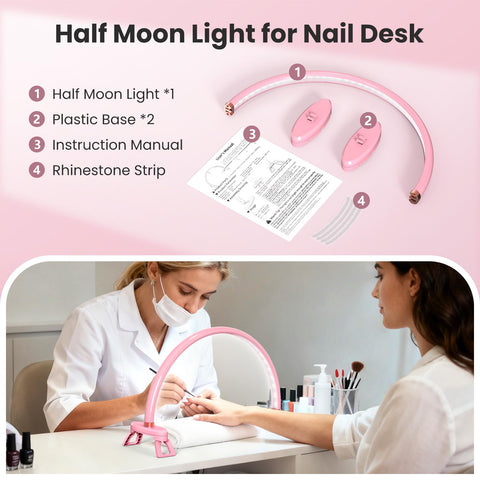 Yokilly Arc Half Moon Light suited for reading, painting, sewing and crafts.