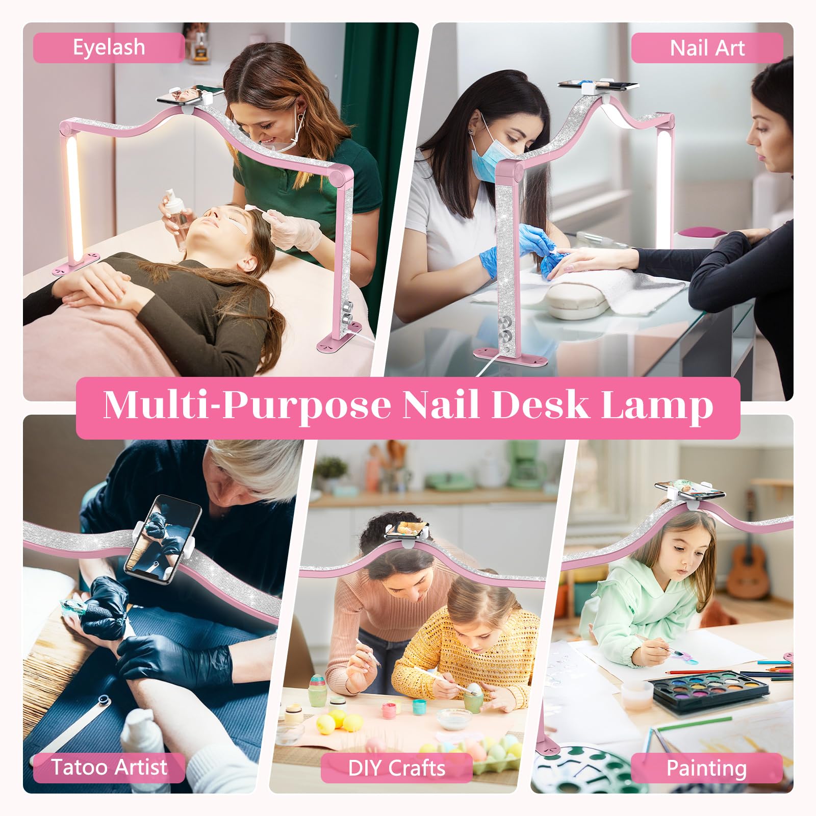 Yokilly Arc Half Moon Light wide application for nail art and crafts