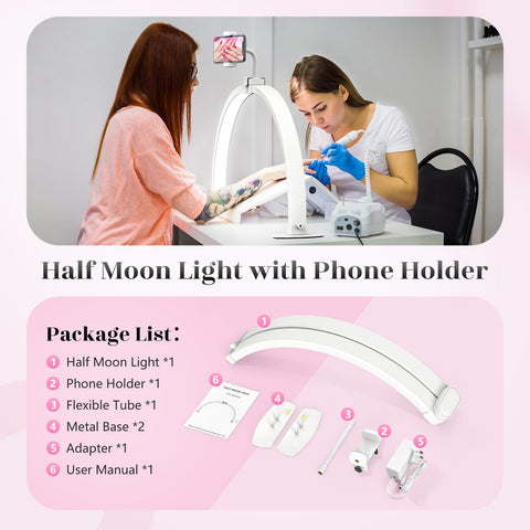Yokilly smart nail workspace light suitable for beginners and pros