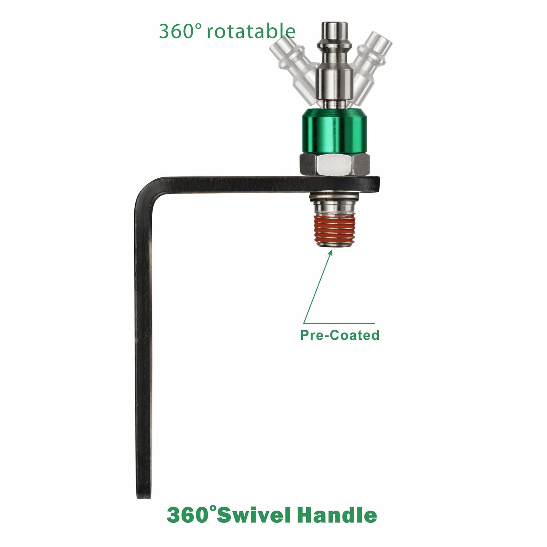 Yolass brass joints provide durable connections for pneumatic tool setups
