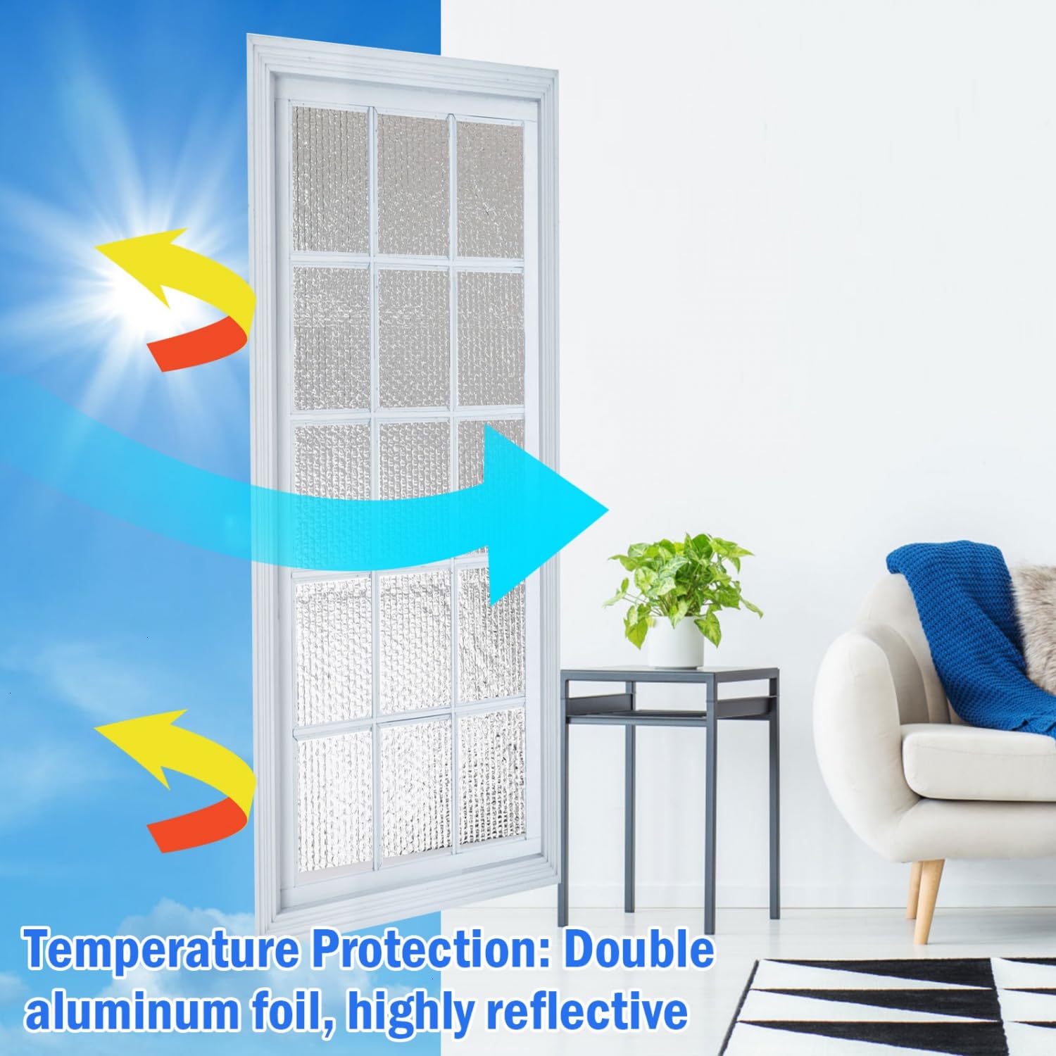 YoleShy roof and window heat blocker withstands strong sunlight.