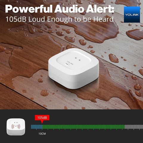 YoLink uses 2 AAA batteries with up to five years life