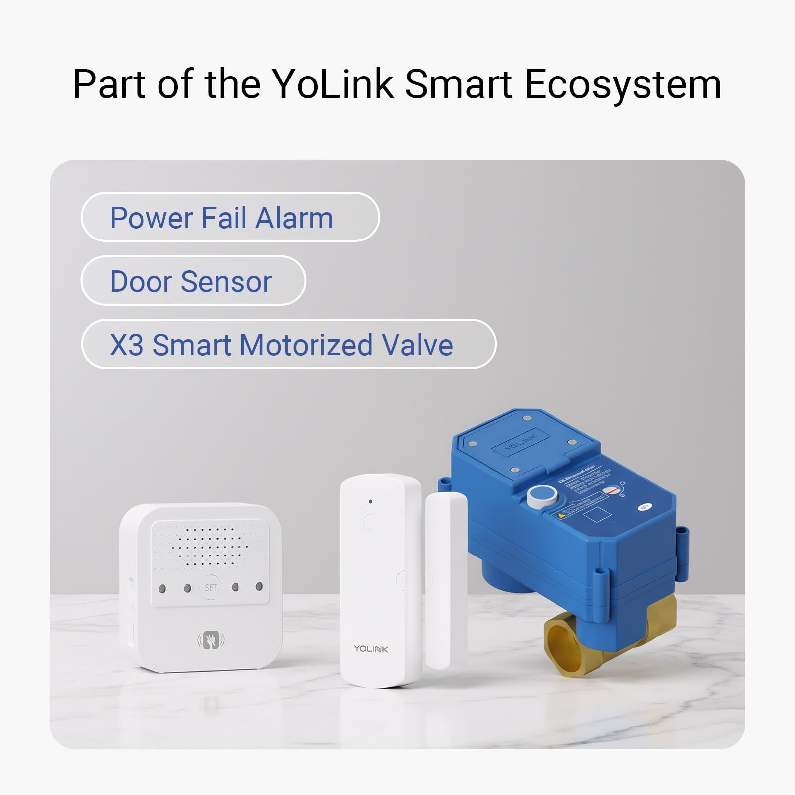 YoLink compatible with Alexa, IFTTT, and Home Assistant for smart homes.