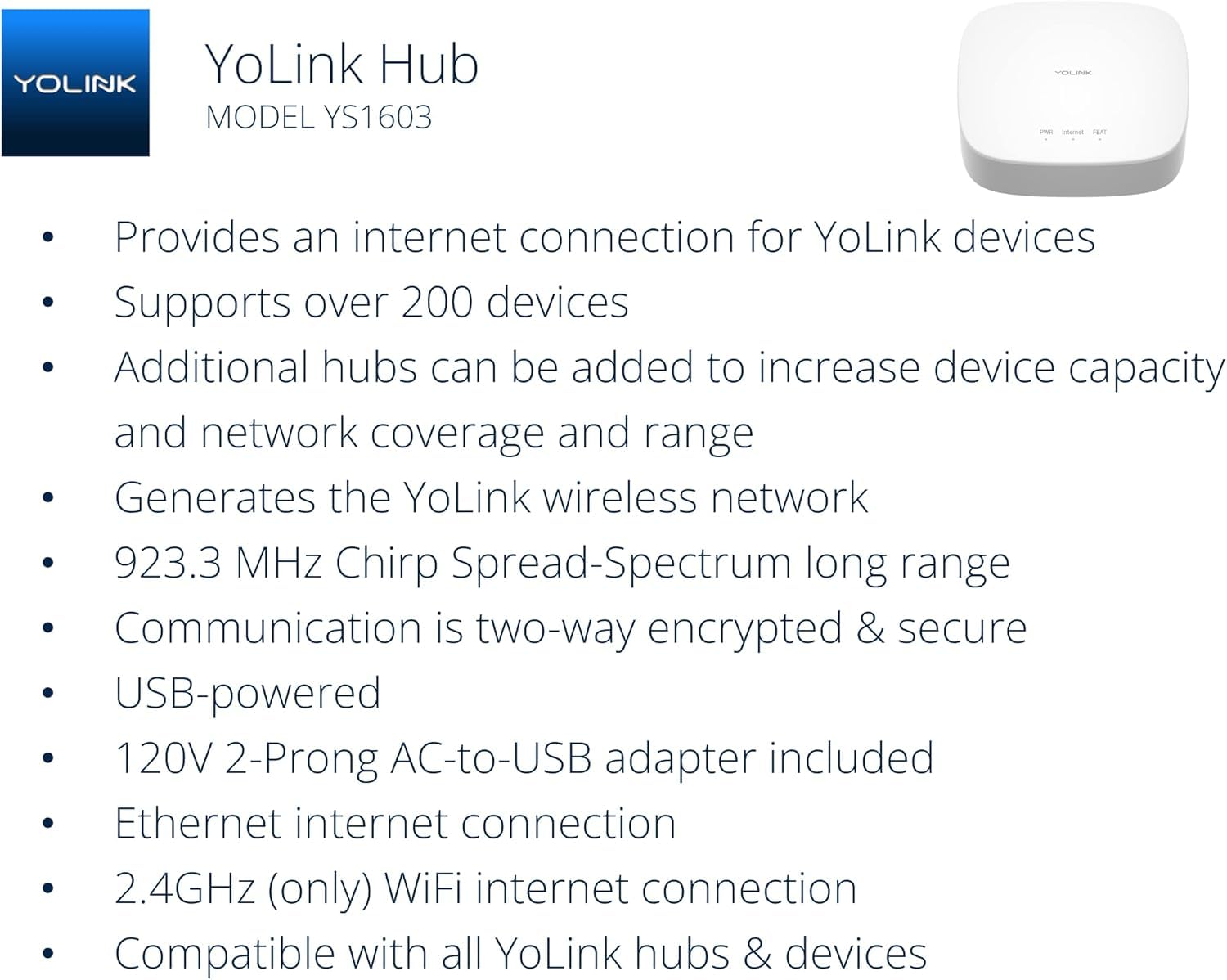 YoLink D2D offline protection enables local triggers during internet outages.
