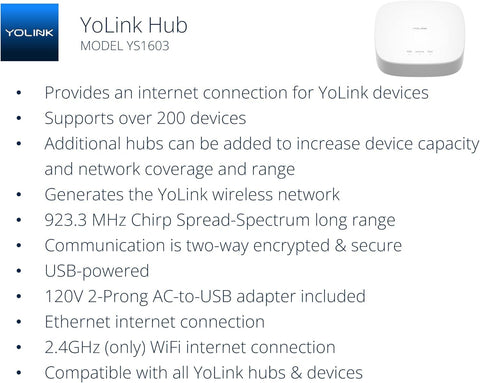 YoLink D2D offline protection enables local triggers during internet outages.