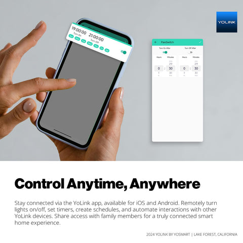 YoLink dual button remote fobs provide quick control of connected devices
