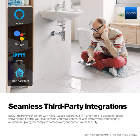 YoLink hub showing LoRa connectivity across rooms