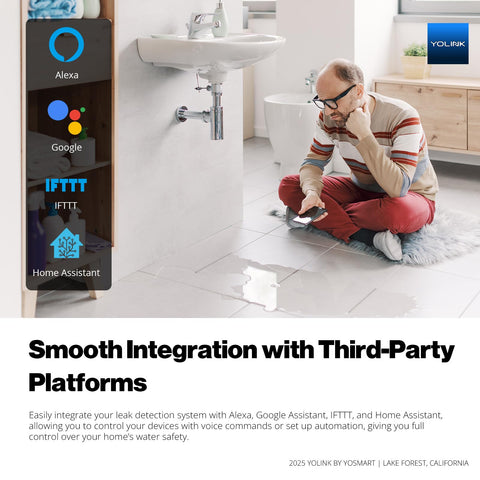 YoLink hub connected to router for constant alerts