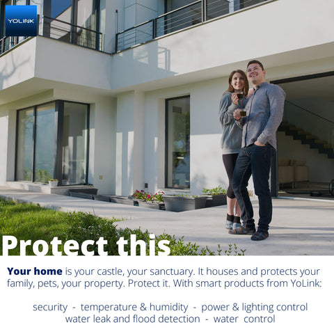YoLink Hub with security monitoring integration for enhanced home protection.
