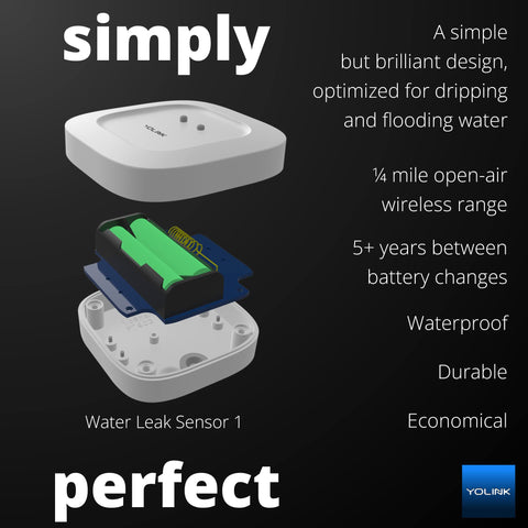 YoLink long-range LoRa signal penetrating walls for reliable sensing
