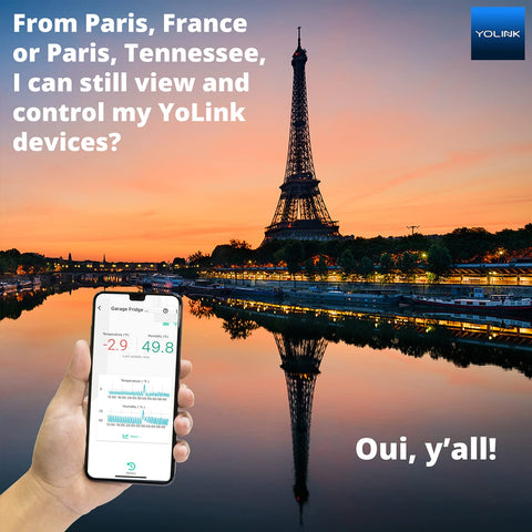 YoLink Mini Plug compact design fits tight outlets and spaces.