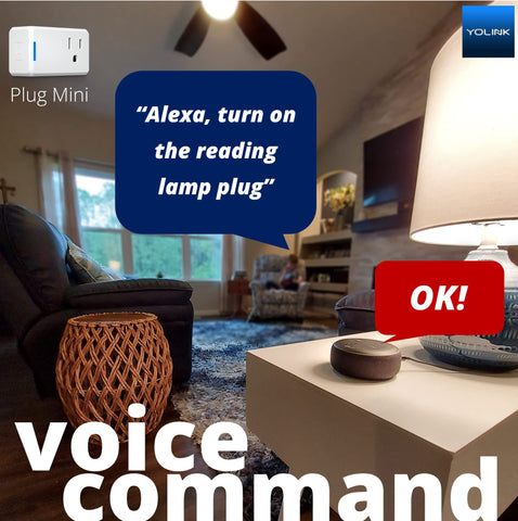 YoLink Mini Plug used for outdoor porch lighting and ease of use.