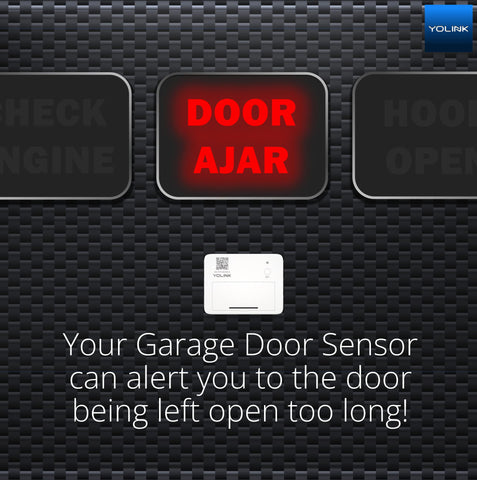YoLink open-door-alert communicates when the door remains open