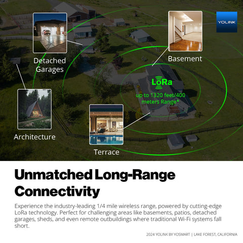 YoLink wall switch porch light control with remote access for convenient evenings