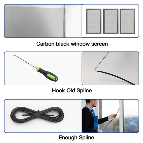 Yolovit included knife and measuring tape support precise cuts and sizing.