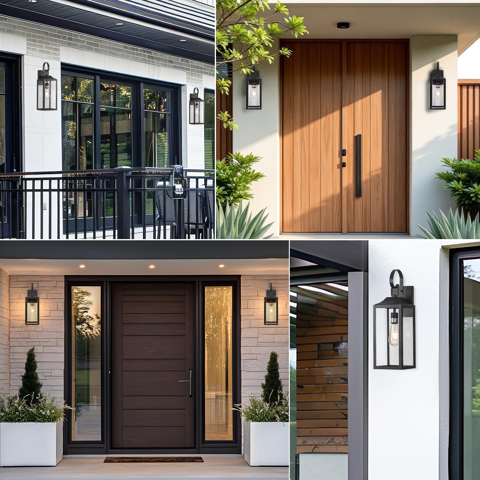 Yolsunes easy-install outdoor wall light with included hardware for quick setup.