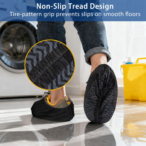 Yomeie X-Large shoe covers anti-slip sole detail for safer indoor traction