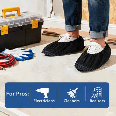 Yomeie X-Large shoe covers ideal for events or weather-related messes