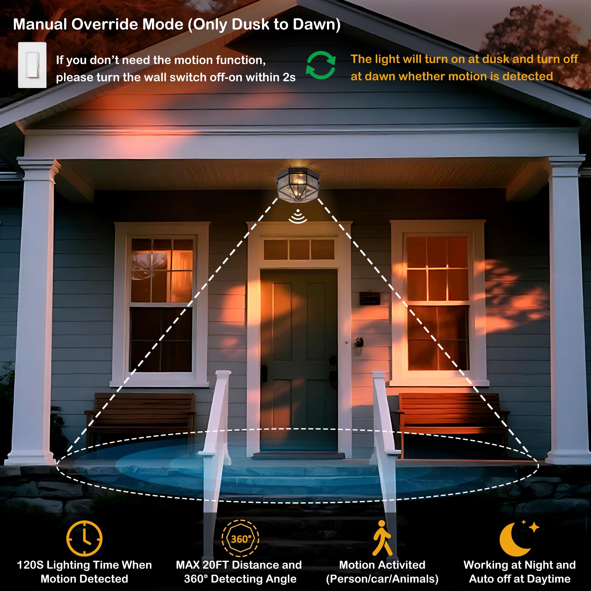Yonaveil dual E12 sockets enable bright, customizable bulb options.