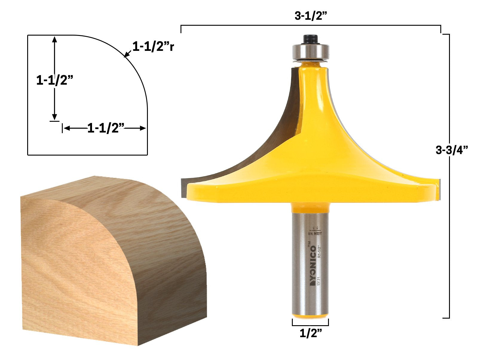 Close-up of Yonico 13171 cutting edge highlights premium carbide for durable, precise cuts.